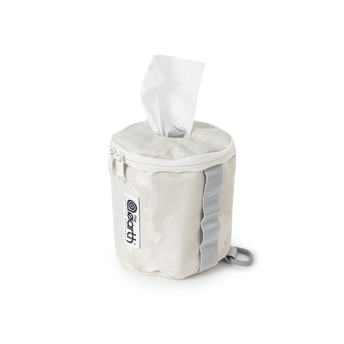 WHITE CAMO Roll Tissue Case