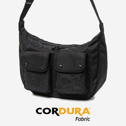 CORDURA Ballistic Crossbody Bag - BLACK