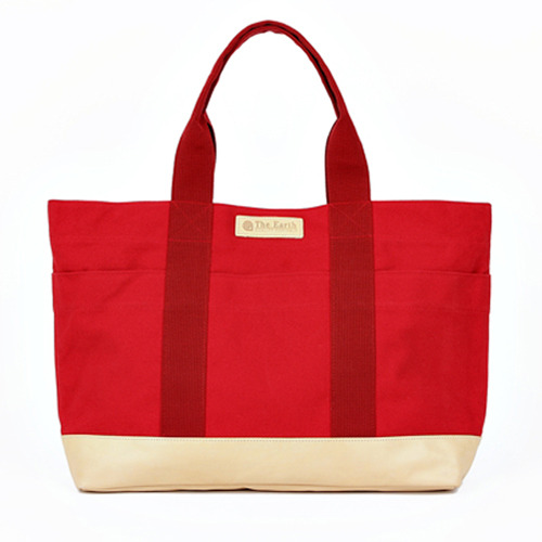 CANVAS TOTE BAG RED